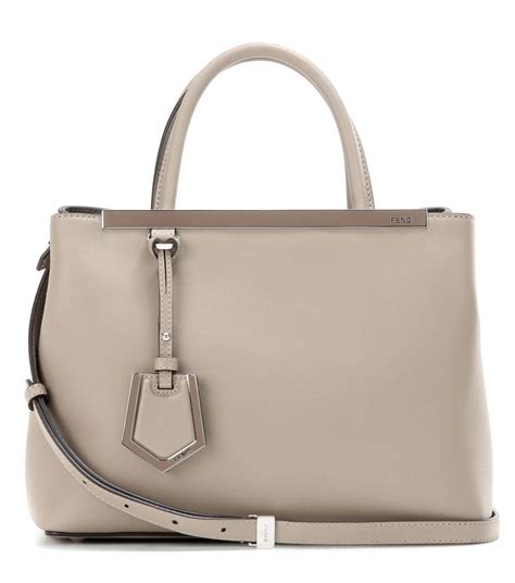 fendi 2jours petite leather tote bag|Fendi double f bag.